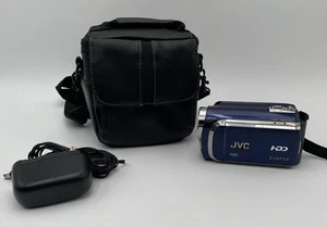 Blue JVC Everio GZ-MG630AU 60GB Hard Disk Drive Digital Camcorder w/ Charger - Picture 1 of 7