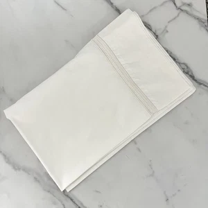 Funda de Almohada Estándar Blanca Italiana Dea Tamaño Doble Silenciosa Lujo Minimalista 20X30 - Imagen 1 de 7