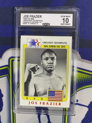 Joe Frazier 1983 Fii Greatest Olympians 98 CCG 10 RC - Image 1 of 2