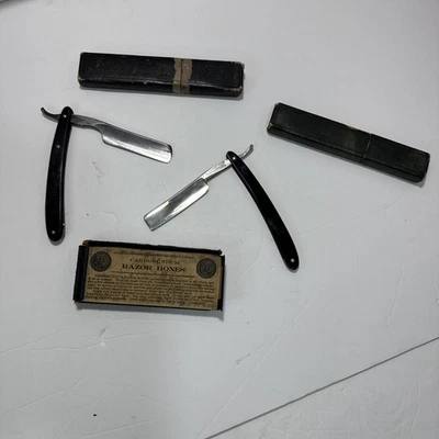 King Razor Indiana, Finest Sheffield Steel & Corborundum Razor Hone - Image 1 of 4