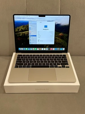 Apple MacBook Air 13 «M2 — 16 ГБ RAM, 256 ГБ SSD — Starlight — отличное состояние товара - Изображение 1 из 4