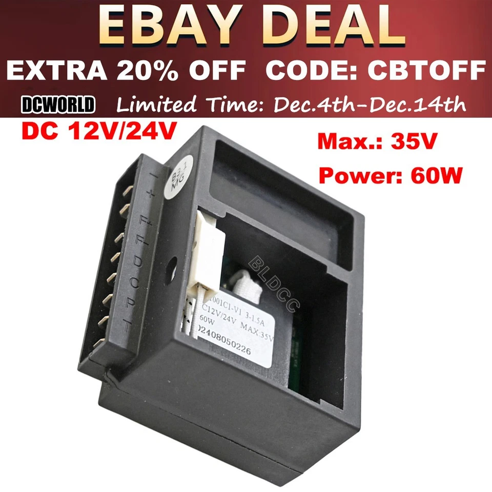 DC12V/24V Vehicle Refrigerator ZY-CC60DC12/24V-B3 Frequency Compressor Driver DW - image 1 of 4