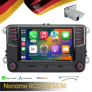 6.5" CarPlay Android Auto Radio RCD330 5538 RCD340G 187B Für VW Passat Jetta CC - Bild 1 von 11