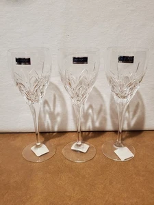 3 Marquis Waterford Crystal CAPRICE Wine Glasses Goblets 8.5" With Labels - Picture 1 of 8