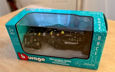 1:43 BURAGO Mercedes F1 W14 E Performanc #44 Season Lewis Hamilton AMG Petronas - Image 1 of 4