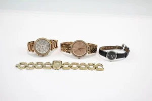 Womens Assorted Watches Michael Kors DKNY Etc Quartz Working x 4 - Picture 1 of 7
