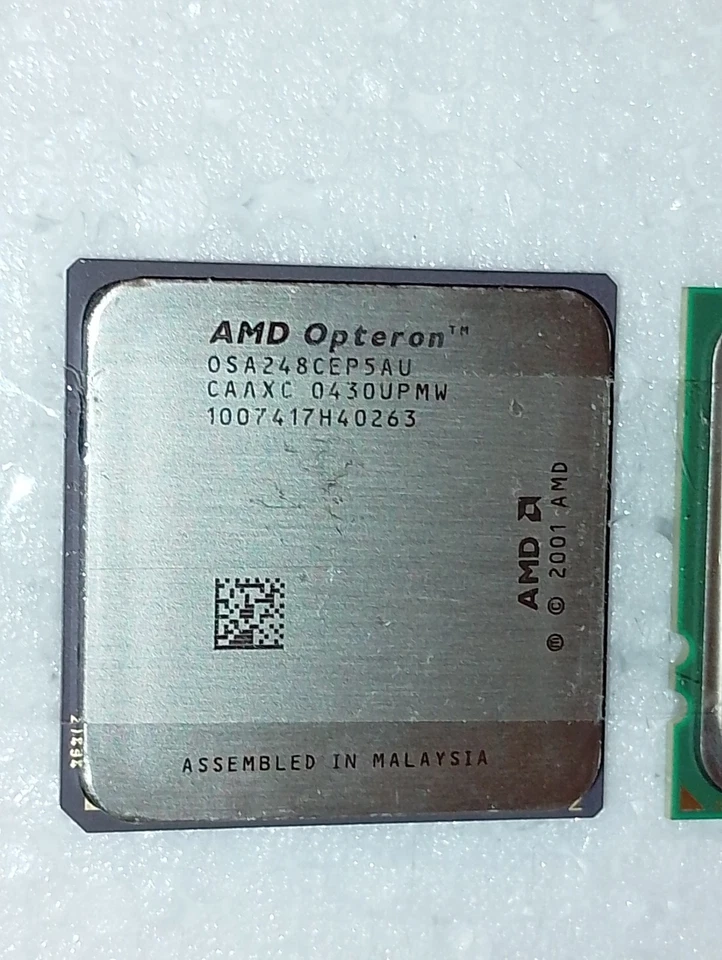 PROCESSORE CPU AMDAMD OPTERON 248 Socket 940 2.2Ghz 0SA248CEP5AU - Immagine 1 di 1