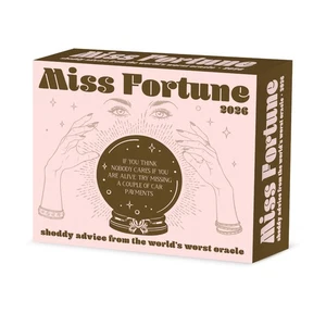 Miss Fortune: Slightly Psychic, Mostly Clueless 2026 5.4" x 6.2" Box Calendar - Picture 1 of 6