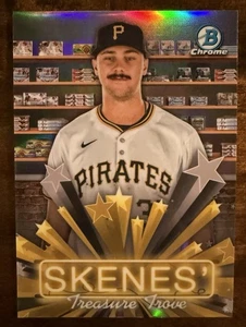 2025 Bowman Chrome PAUL SKENES Treasure Trove #HS-13 Pirates - Picture 1 of 4