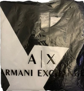 Camiseta Armani Exchange X-Logo • Para hombre Talla: Mediana • Color: Negra - Imagen 1 de 3