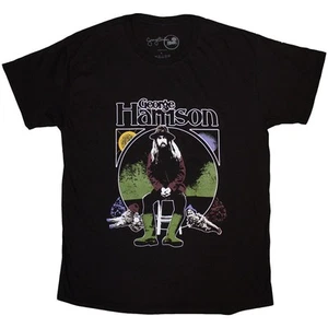 George Harrison T-Shirt: Sun & Moon OFFICIAL NEW - Picture 1 of 7