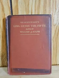 William Shakespeare's KING HENRY THE FIFTH 1905 Antique Rolfe Illustrated - Imagen 1 de 8