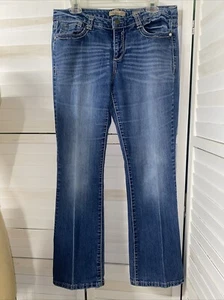 Nine West Vintage America Women’s Denim Jeans Blue Flare Bootcut 31” Sz 12R - Picture 1 of 12