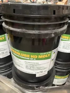 35lbs / 15.9kg GreenLube HD Moly Grease EP-2 (F193606) (Black Bucket) - Picture 1 of 4