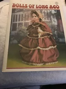 DOLLS OF LONG AGO Color Clothes Pattern Book Zim's Creative Crafts Unused 1800’s - Picture 1 of 3