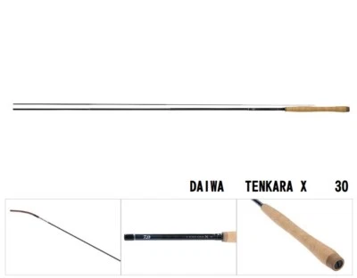DAIWA Tenkara X 30 Telescopic Rod Fishing Pole Canne Tenkara Rod L 2.96m 9'8" - Image 1 of 2