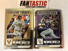2022 Panini Elite Extra Edition College Tickets Optic Insert YOU PICK