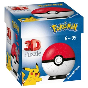 Ravensburger Pokemon Pokeball 3D Puzzle 54 Pieces Jigsaw Puzzles Kids Age 6+ New - Picture 1 of 6