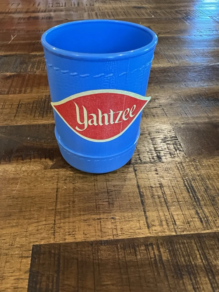 Rodillo agitador taza dados azul Yahtzee 1973 Foto 1 de 4