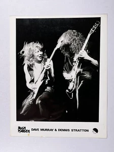 Iron Maiden Photo Dave Murray Dennis Stratton EMI Records Orig Promo Circa 1980 - Picture 1 of 12