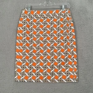 Banana Republic Women's Pencil Skirt Basket Weave Pattern Size 4 Office Work - Picture 1 of 12