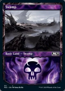 MTG SWAMP FOIL EXC - PALUDE - M21 X EN - MAGIC - Picture 1 of 1