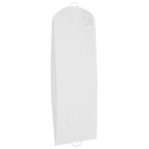 Kleidersack Atmungsaktiv Brautkleid weiß neu Brautkleidhülle 2m groß Hochzeit - Bild 1 von 1