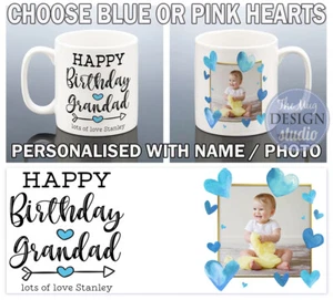 GROSSVATER GEBURTSTAGSTASSE OPA Fototasse Geburtstagsgeschenk Grampy Tasse Gramps Puppe - Bild 1 von 5