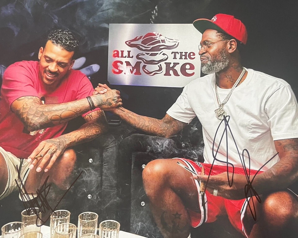 FOTO 8X10 FIRMADA AUTÓGRAFO CERTIFICADO DE AUTENTICIDAD ALL THR SMOKE ALL BARNES STEPHEN JACKSON STACK Foto 1 de 1