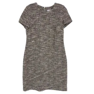 Calvin Klein Black & White Woven Mini Dress - Picture 1 of 5