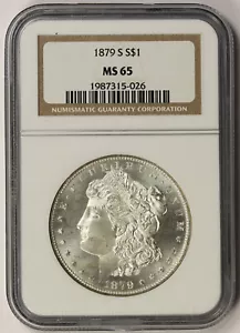 1879-S Morgan Dollar $1 MS 65 NGC - Picture 1 of 4