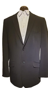 C&A Herrensakko,Farbe Schwarz, Größe 98, Elegant,Pflegeleicht,Gestreift. - Bild 1 von 5