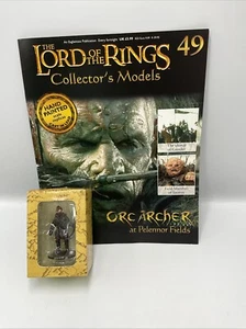 Figura de plomo Eaglemoss El Señor de los Anillos y Mag #49 Orc Archer en Pelennor Fields - Imagen 1 de 9