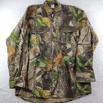 Ranger Camo Shirt Button Down Hunting Real Tree Hardwoods Men's XL - Image 1 of 4