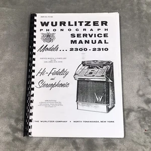 Wurlitzer 2300, 2300S, 2310, 2310S Manuale di servizio, elenco ricambi e risoluzione problemi - Foto 1 di 8