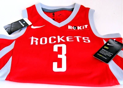 Auténtica Camiseta Nike Dry Chris Paul #3 Houston Rockets Juvenil Pequeña Nueva con Etiqueta Foto 1 de 4