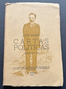 1953 Jose Marti "Cartas Politicas" Political Letters Special Edition - Imagen 1 de 20