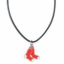 Boston Red Sox MLB 18" Necklace with Leather A