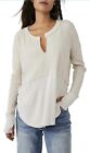 We The Free/Free People Women's Monterey Thermal Long Sleeve Sz. Small In Tea