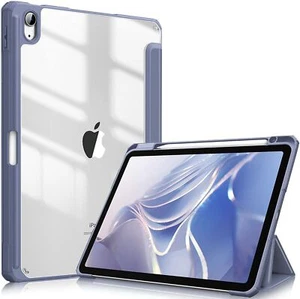 Hybrid Slim Case for iPad Air 11-inch M2 2024 Shockproof Cover Clear Back Shell - Picture 1 of 45