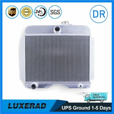 Jeep Willys CJ3 CJ5 CJ6 1956-1964 aluminio 3 filas radiador coches y camionetas Foto 1 de 4