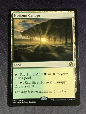 MAGIC THE GATHERING MTG ICONIC MASTERS 240/249 HORIZON CANOPY *NEVER PLAYED* - Image 1 of 2