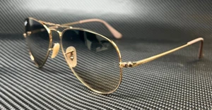 RAY BAN RB3689 001 GD Aviator Arista Gold 62 mm Unisex Sunglasses - Picture 1 of 5