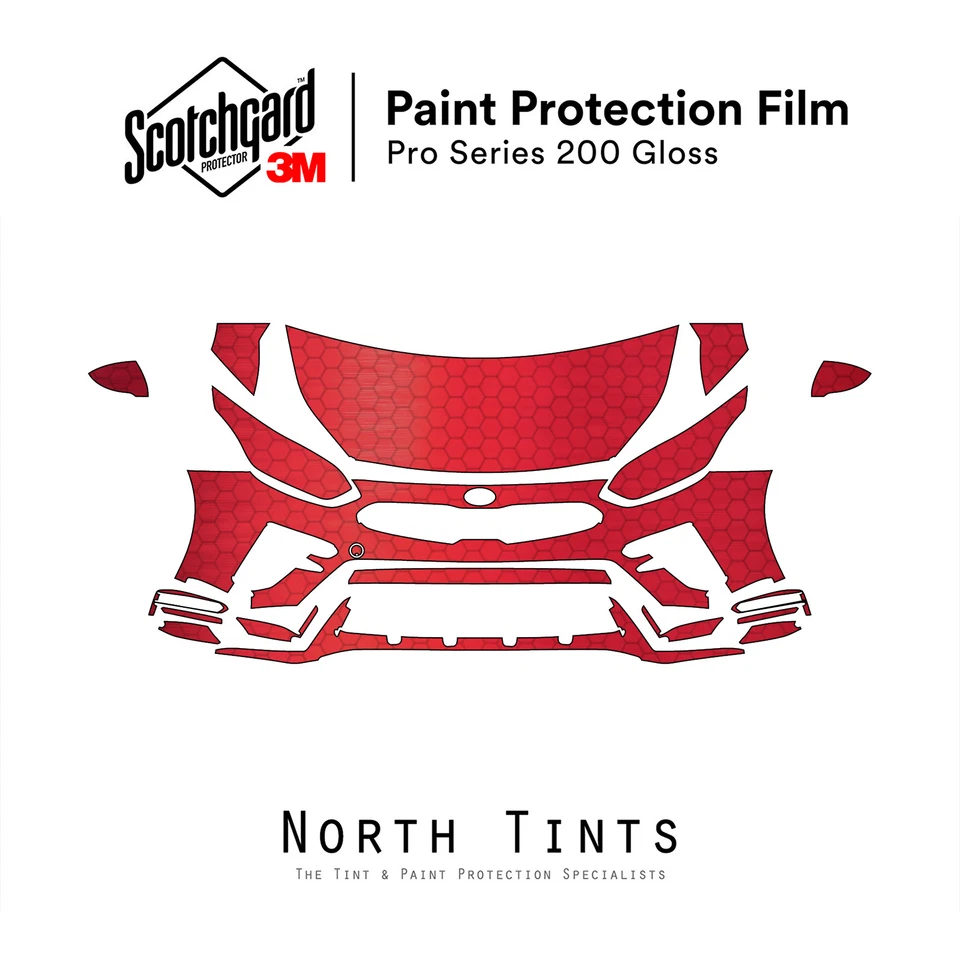 Sujetador transparente PPF con protección de pintura precortada serie 3M PRO para KIA Forte 5 2019-2020 Foto 1 de 4