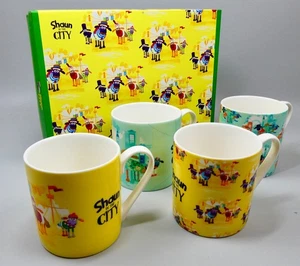 Juego de 4 tazas de cerámica Shaun in the City - Edición limitada - Abiertas nunca usadas - Imagen 1 de 12