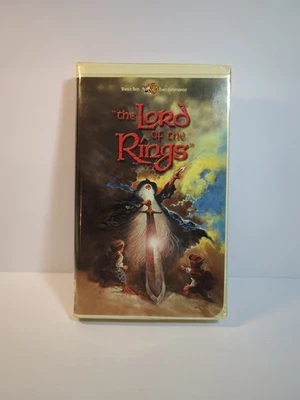The Lord Of The Rings (VHS, 2001) Animated Fantasy Clamshell - Image 1 of 3