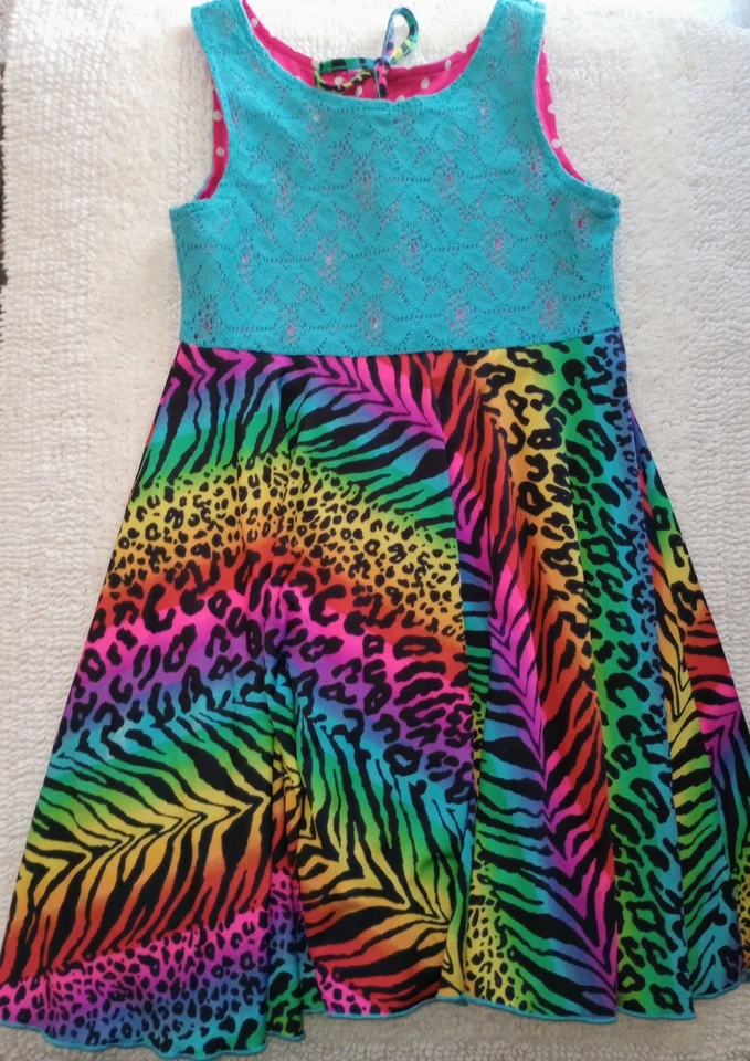 Emily West Flip & Thrill Dress Size 7 reversible - Multicolor - Image 1 of 2