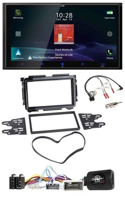 JVC USB Bluetooth 2DIN DAB Lenkrad Autoradio für Honda HR-V RU ab 2015 schwarz - Bild 1 von 4