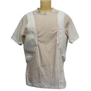 5.11 Tactical Series Men White Compression Shirt Size XL Concealed Carry Padded - Picture 1 of 11
