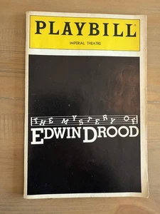 The Mystery of Edwin Drood Broadway Musical Playbill Feb 1986 Buckley McGillin - Picture 1 of 1